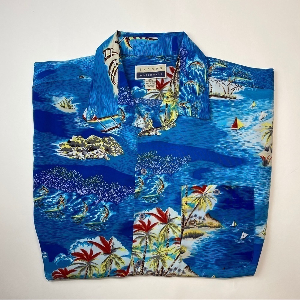 SKOOPS XXL HAWAIIAN STYLE SHIRT